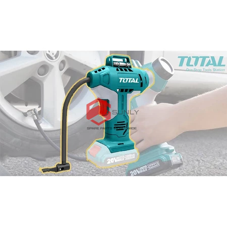Máy bơm hơi tự động dùng pin Total 20V TACLI2001