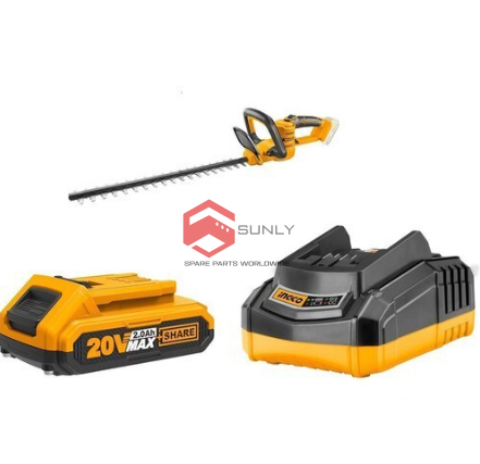 Máy cắt tỉa cành hàng rào dùng pin chỉ thân máy Ingco CHTLI20018 Máy cắt tỉa cành hàng rào dùng pin chỉ thân máy Ingco CHTLI20018