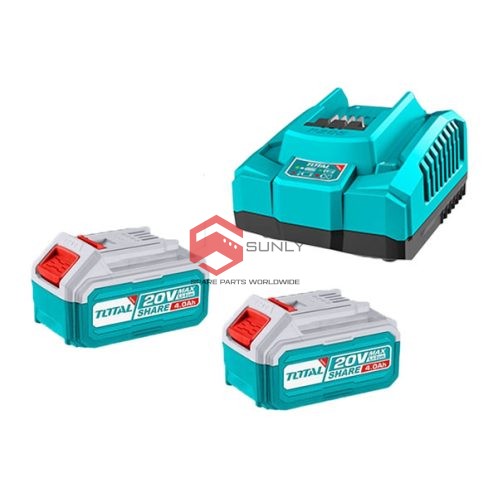 Bộ 2 Pin Và Sạc P20S Total TFBCPK1424
