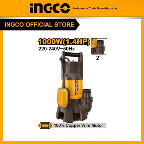 Bơm chìm nước thải 1000W INGCO SPD10001