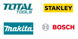 So sánh dụng cụ total với bosch, makita và stanley
